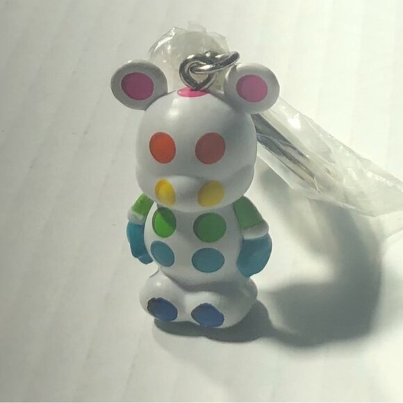 NWOT Rare Disney Vinylmation Series 8 Keychain Goofy's Candy Co Polka Dot - Picture 4 of 7